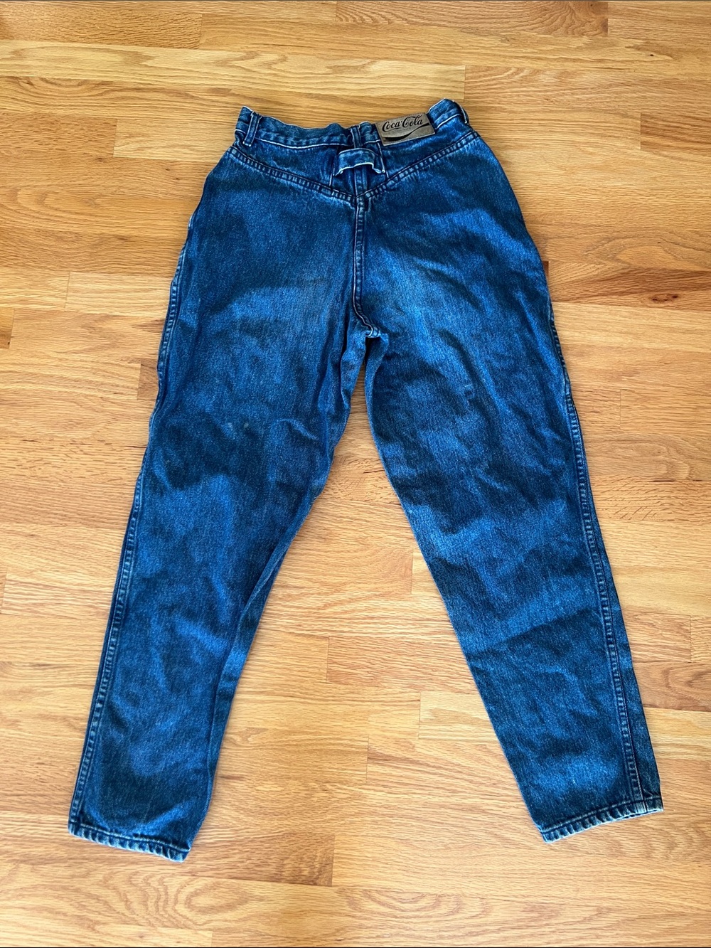 Vintage Coca-Cola women’s size 8 Blue Denim Tapered Jeans